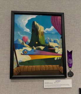 Congratulations to Avery Johnson on receiving 2nd Place in the 16th Annual Hope & Healing Juried Art Show Awards! 🎉👏
Avery’s work is currently on display at the Allentown Art Museum in the lower-level Community Room as part of the Hope & Healing show, which will be on view through August 9.