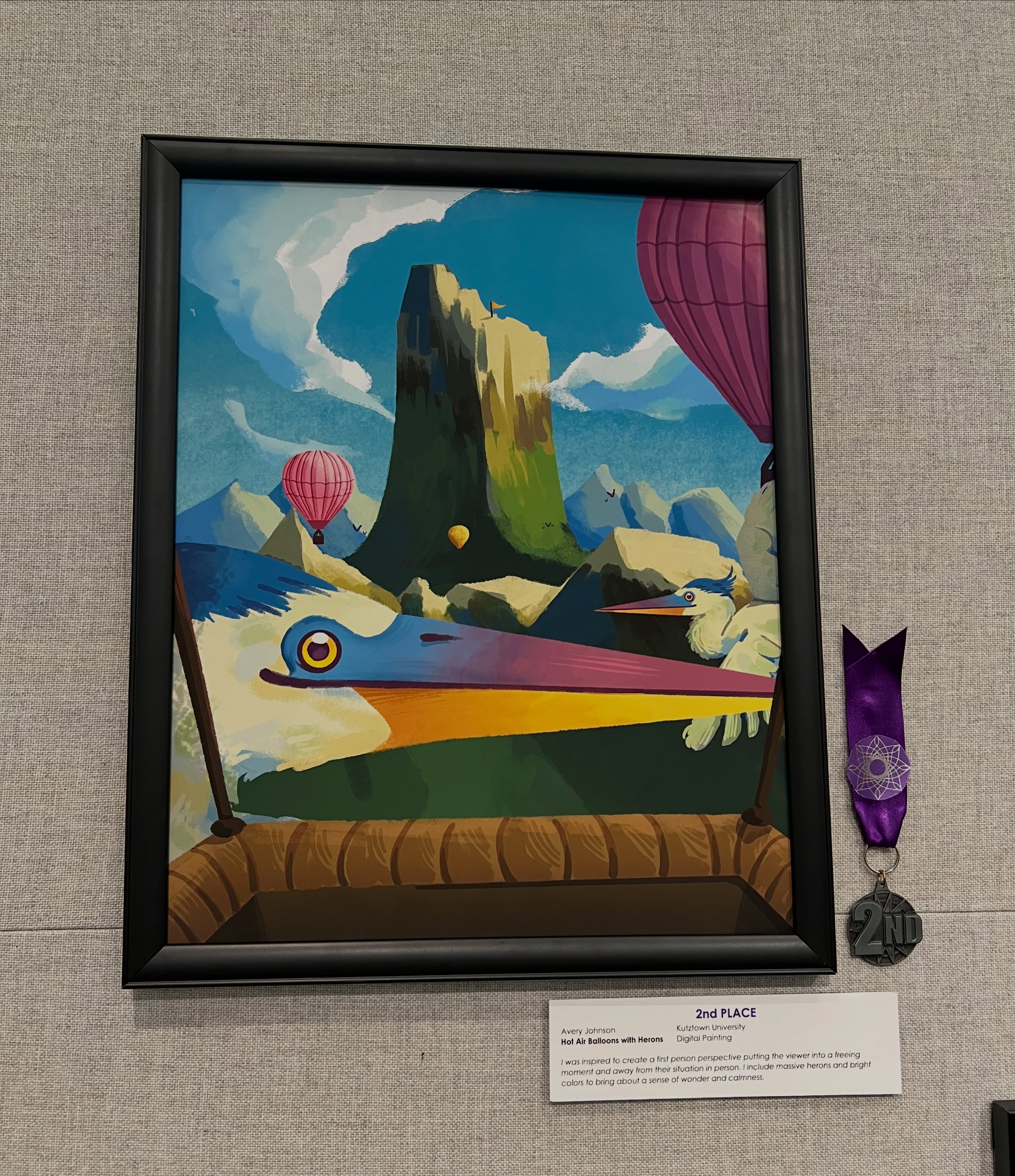 Congratulations to Avery Johnson on receiving 2nd Place in the 16th Annual Hope & Healing Juried Art Show Awards! 🎉👏
Avery’s work is currently on display at the Allentown Art Museum in the lower-level Community Room as part of the Hope & Healing show, which will be on view through August 9.